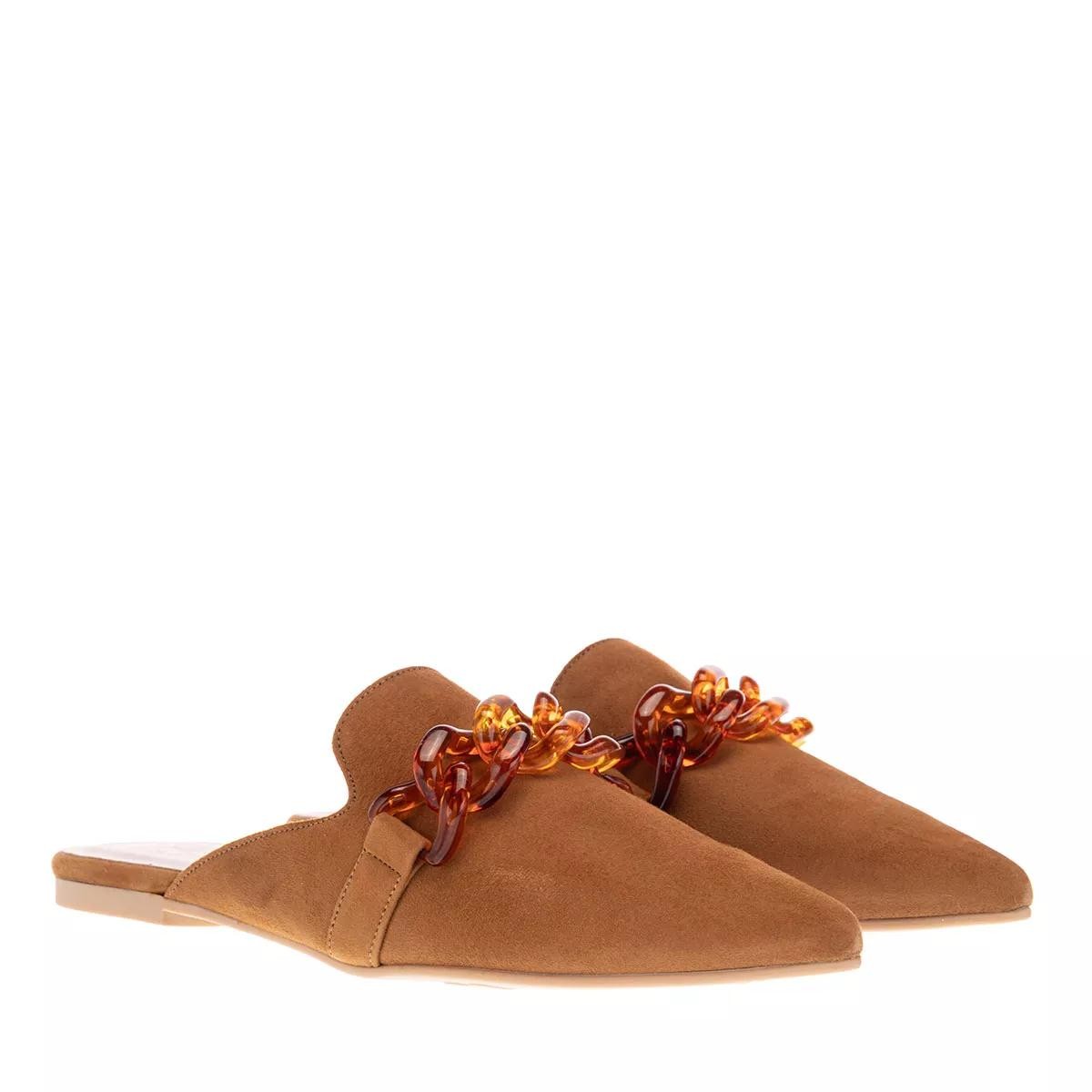 PRETTY BALLERINAS Pantoletten braun