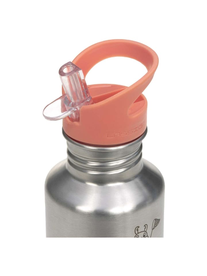 Lässig Stainless Steel Happy Prints 500 ml - Trinkflasche (nature) in nature günstig kaufen onesize