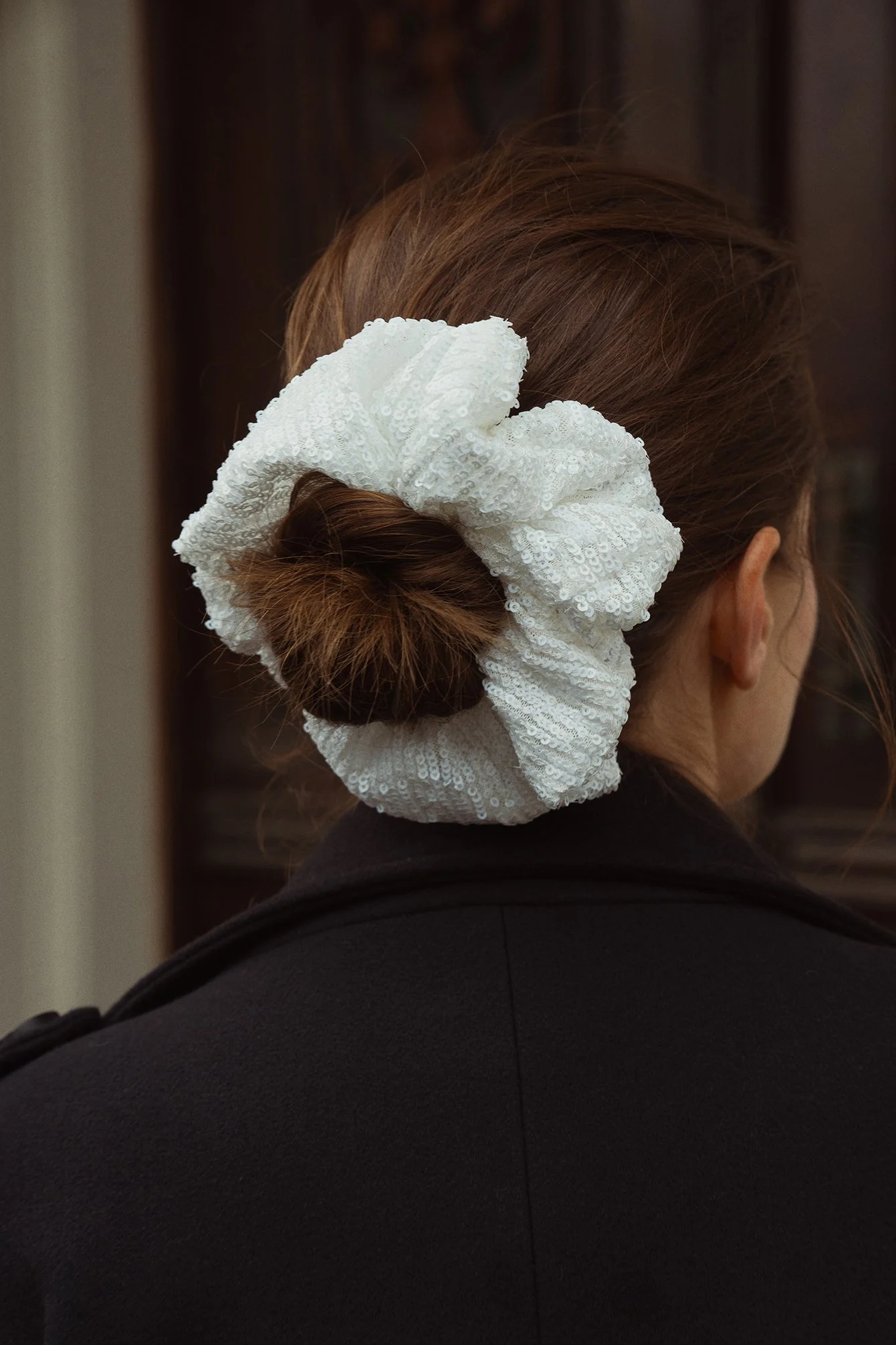 Scrunchie mit Pailletten