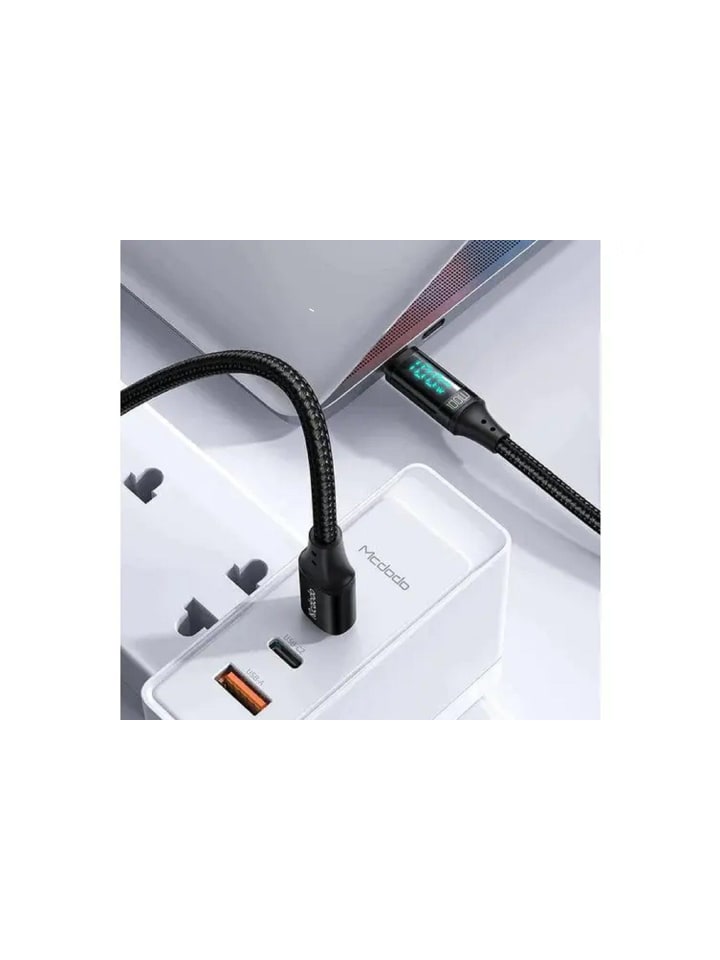 Mcdodo 100 W Typ-C-zu-Typ-C-Digitalkabel QC4.0 PD-Ladekabel LED-Schnellladung in Grau günstig kaufen onesize
