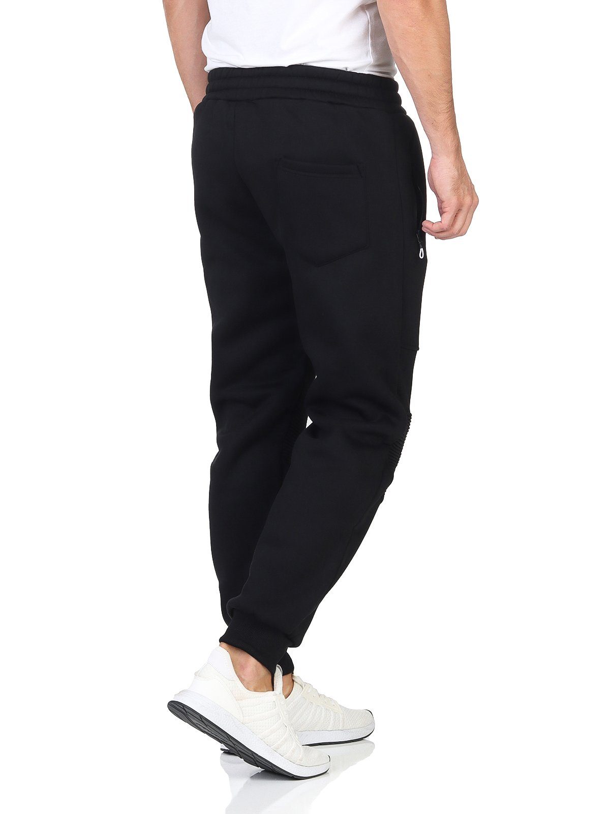 OriginalYou Jogginghose Jogginghose gefüttert Herren warme Winter Sweathose Schnürung Wärmendes Innenfleece, Seitentaschen mit Reißverschluss