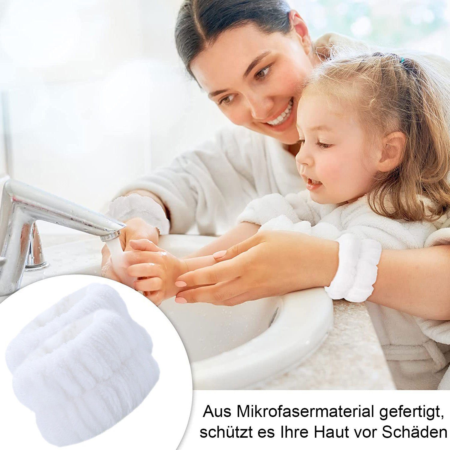 MAGICSHE Schweißband 8-Flanell Wasser absorbierende Handgelenkbänder