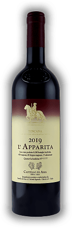 Castello Di Ama, Merlot IGT L'Apparita, 2019, Toscana  Castello Di Ama, Merlot IGT L'Apparita, 2019, Toscana   Jahrgang 2019 - 0,75	 Liter - Vol 14,5%