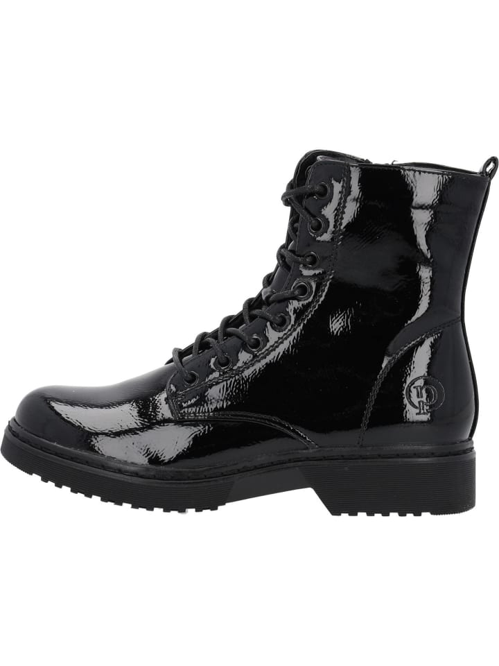 palado Schnürstiefel in black lack günstig kaufen