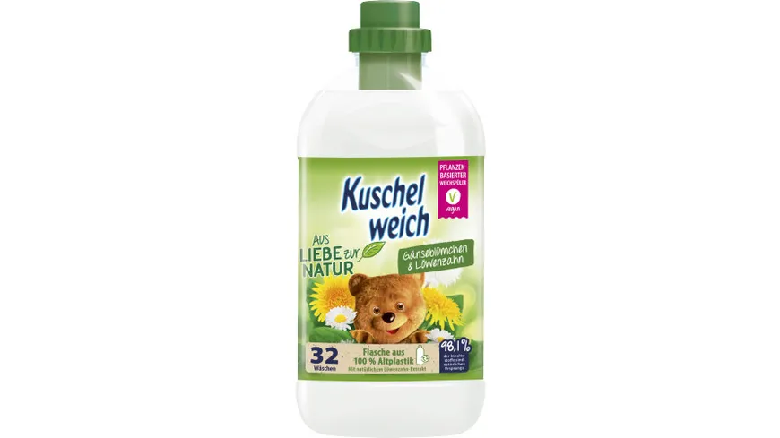 Kuschelweich Weichspüler Aus Liebe zur Natur Gänseblümchen & Löwenzahn 750 ml