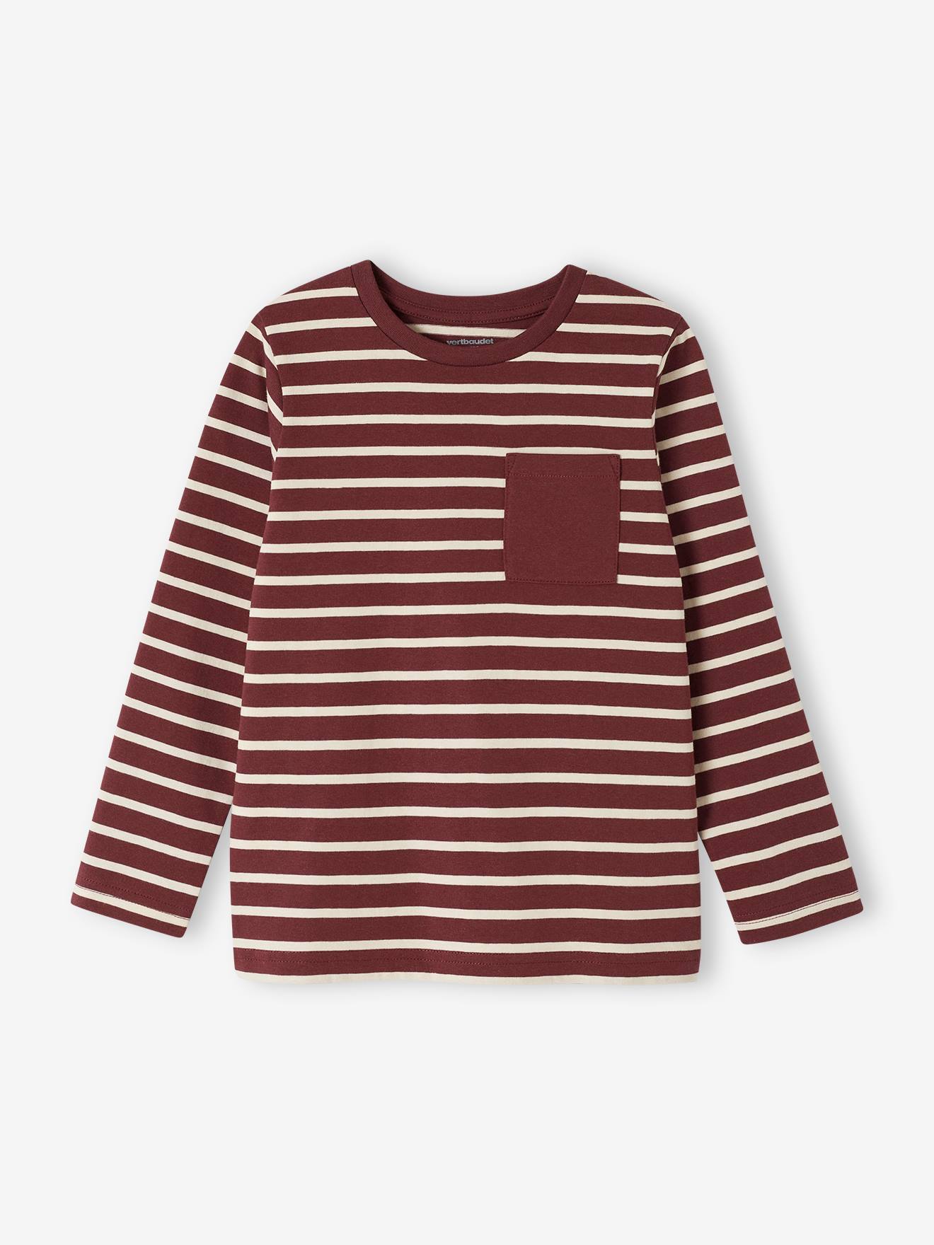 Lot de 3 T-shirts Basics garçon manches longues marine