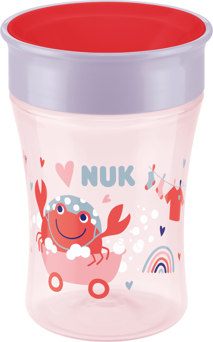Trinklernbecher Evolution Magic Cup rot/lila, 230 ml, 1 St