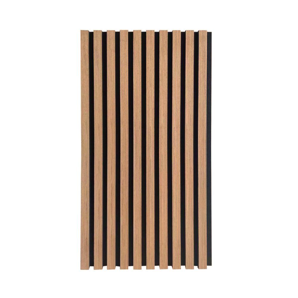 HOME DELUXE Wandpaneel Akustikpaneel / Lamellenwand SONIC, BxL: 40,00x80,00 cm, 0,32 qm, (Schalldämpfend, 1-tlg., Individuell kürzbar und zuschneidbar) Holzwand, Akustik Wand Paneele, Akustik Paneel