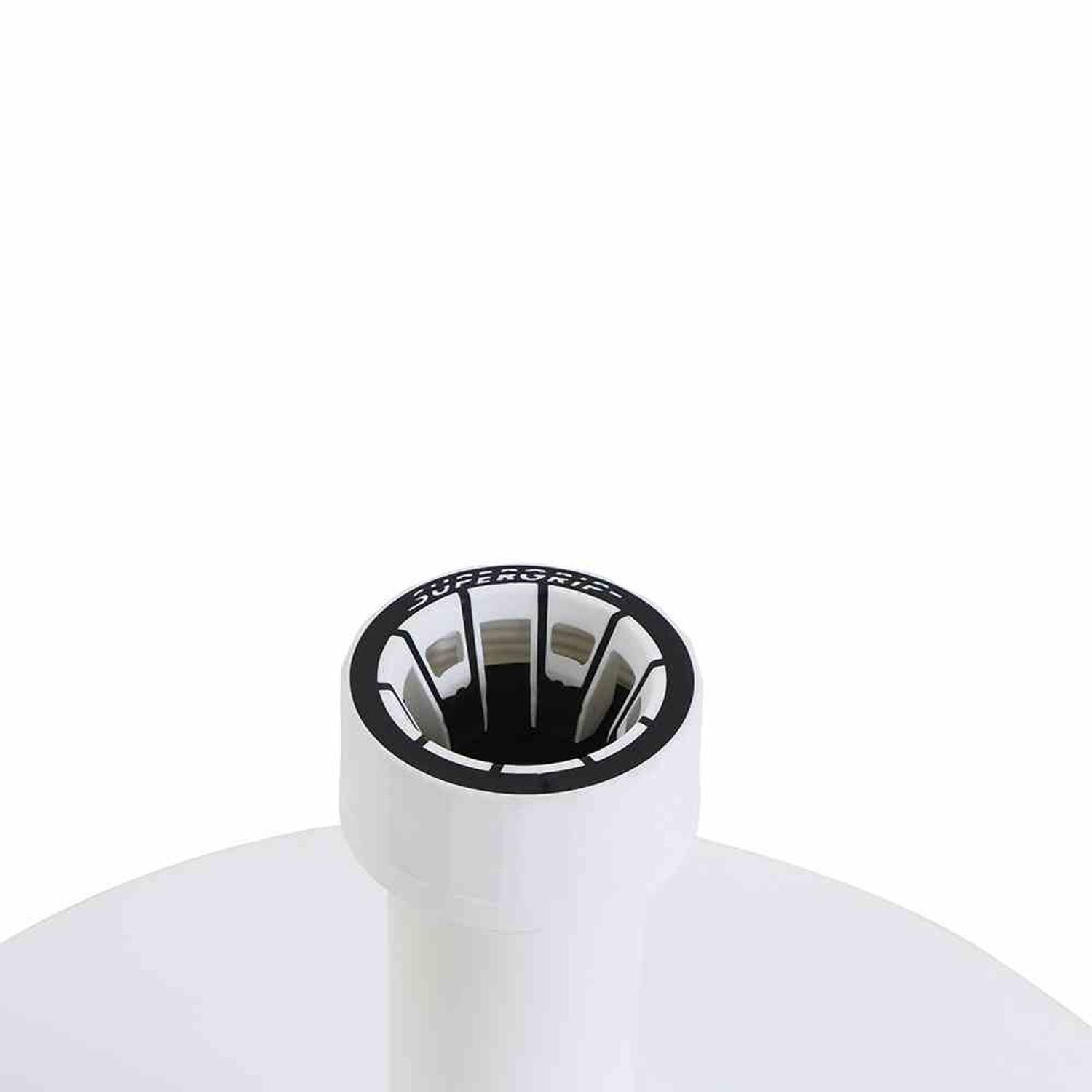 Siena Garden Kunststoffschirmständer Betonständer 30 kg rund, weiß Kunststoffrohr 19-54 mm, mit Handmulden