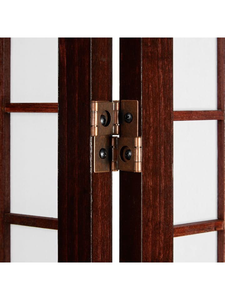 Homestyle4u 4-tlg. Paravent in Braun 172x200 günstig kaufen onesize