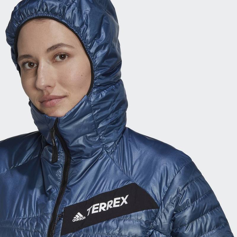 adidas Techrock Year-Round Hooded Daunenjacke Winterjacke Damen