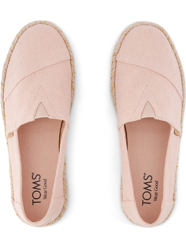 TOMS Espadrilles in Rosa günstig kaufen