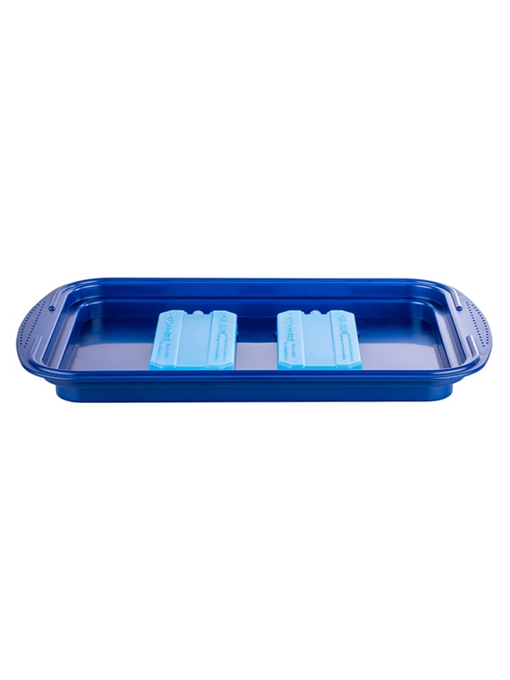 APS Thermo Tablett Set in Blau/Transparent 43 x 29 cm, H: 14 cm günstig kaufen onesize