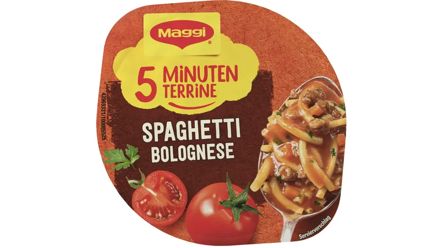 MAGGI 5 Minuten Terrine Spaghetti Bolognese 75 g