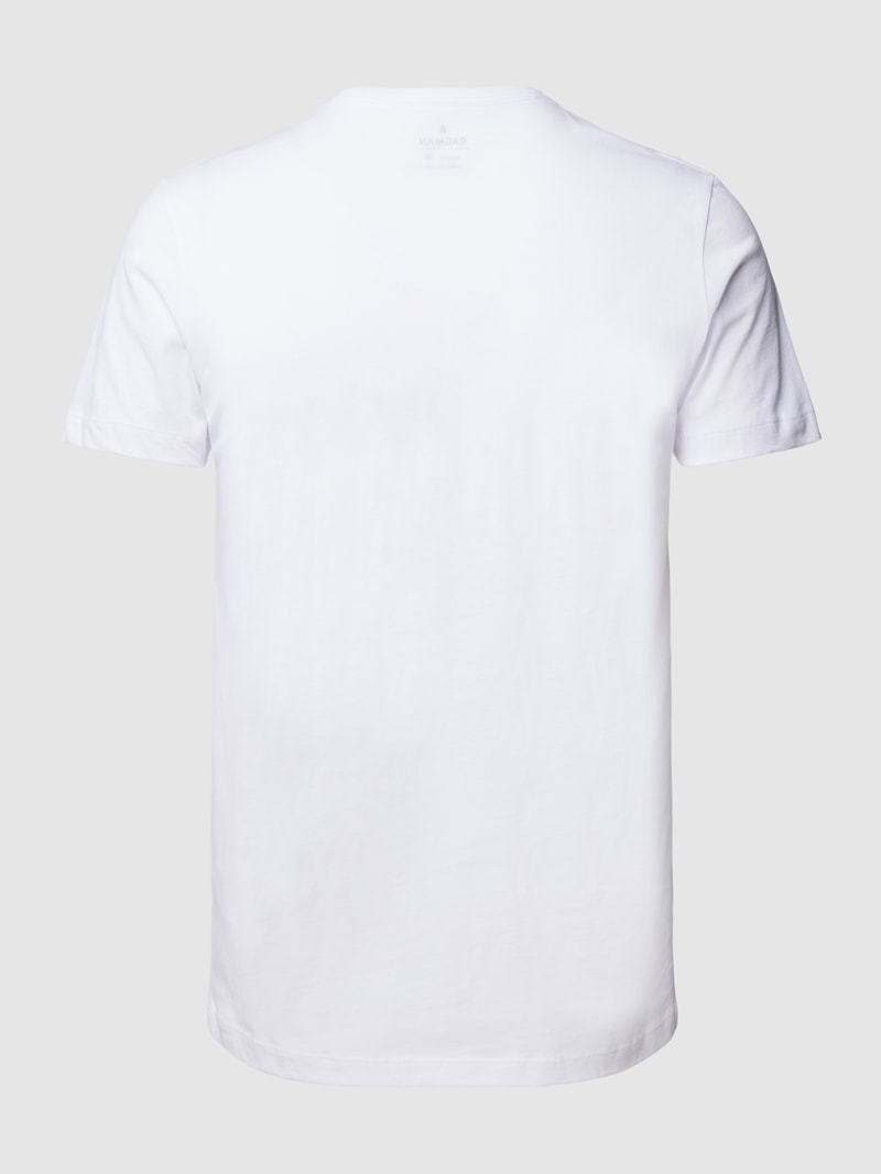 T-Shirt mit Rundhalsausschnitt im 2er-Pack in weiß