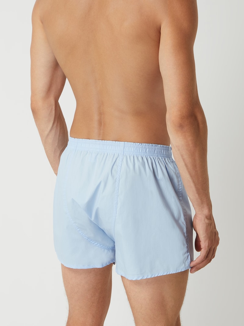 Boxershorts aus Baumwolle in hellblau