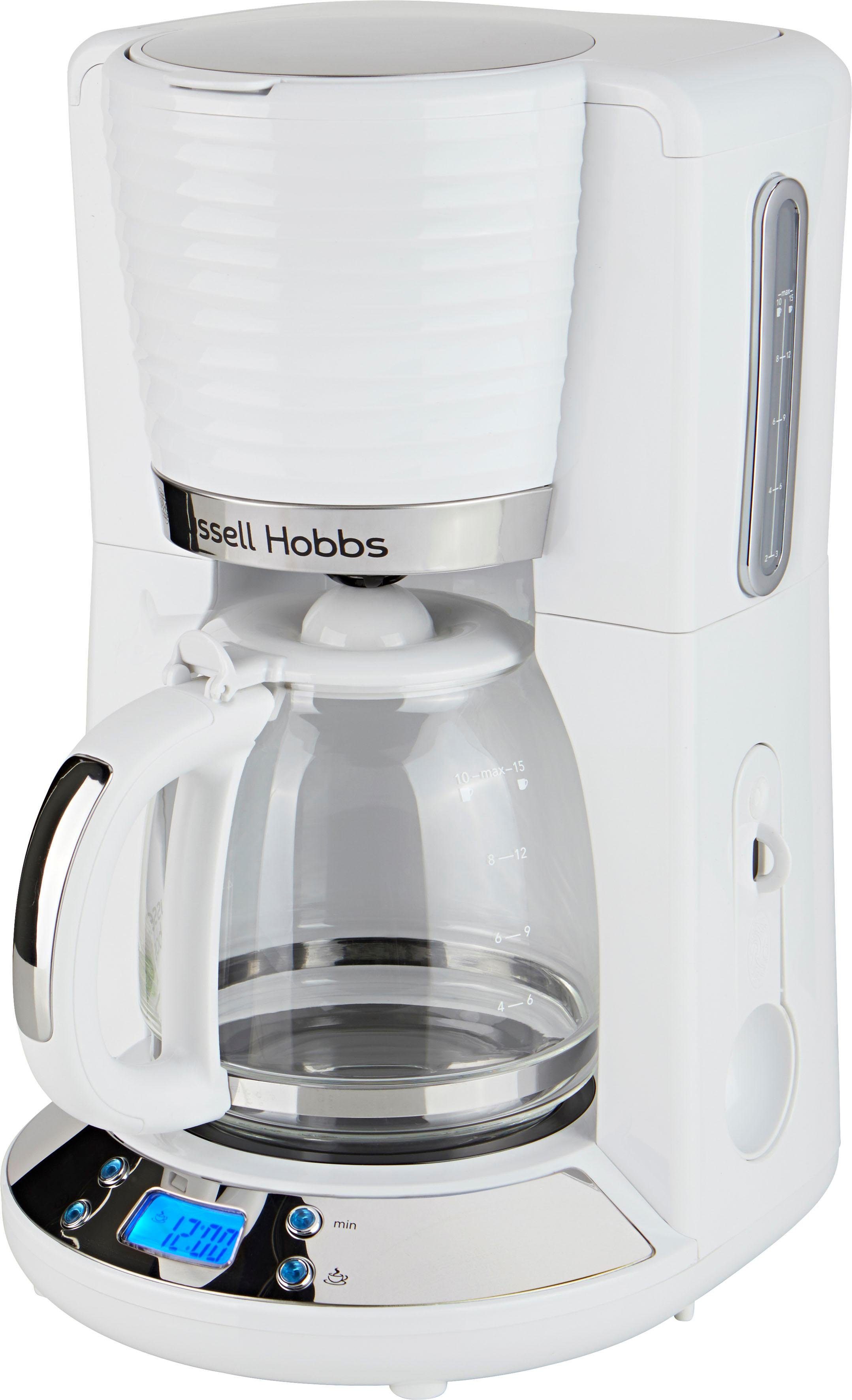 RUSSELL HOBBS Filterkaffeemaschine Inspire 24390-56, 1,25l Kaffeekanne, 1x4, 1100 Watt