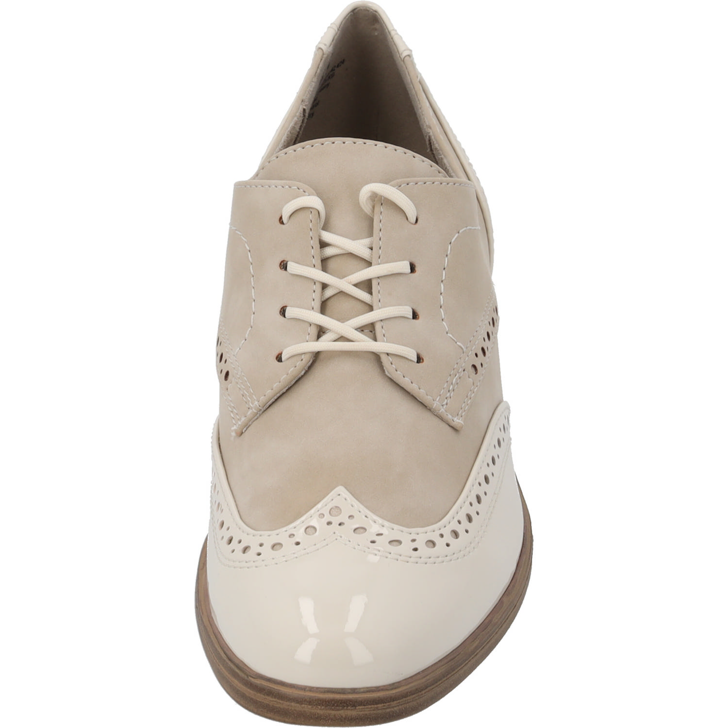 Jana Shoes 23260, Schnürschuhe, Damen, Beige