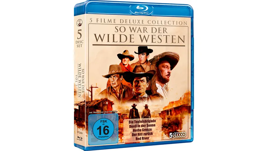 So war der wilde Westen Vol. 2 - Deluxe Collection (5 Blu-ray-Box mit Wendecover)  [5 BRs]