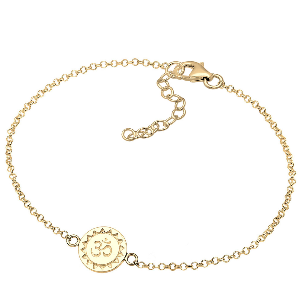 Elli Elli Bracelet Femme Pendentif Talisman Élégant en Argent Sterling 925 Bracelet