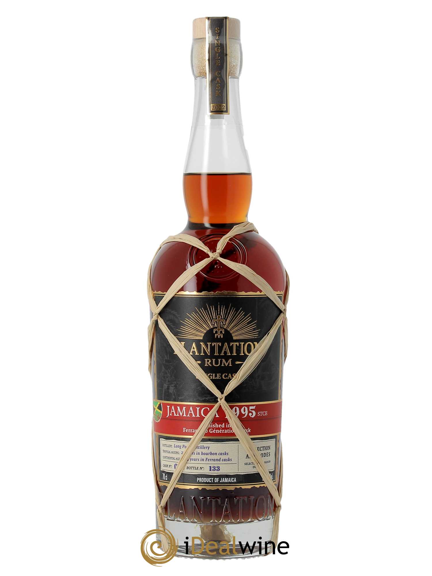 Rhum Plantation Rum Long Pond STCE Antipodes (70cl) 1995 - Lot de 1 Bouteille