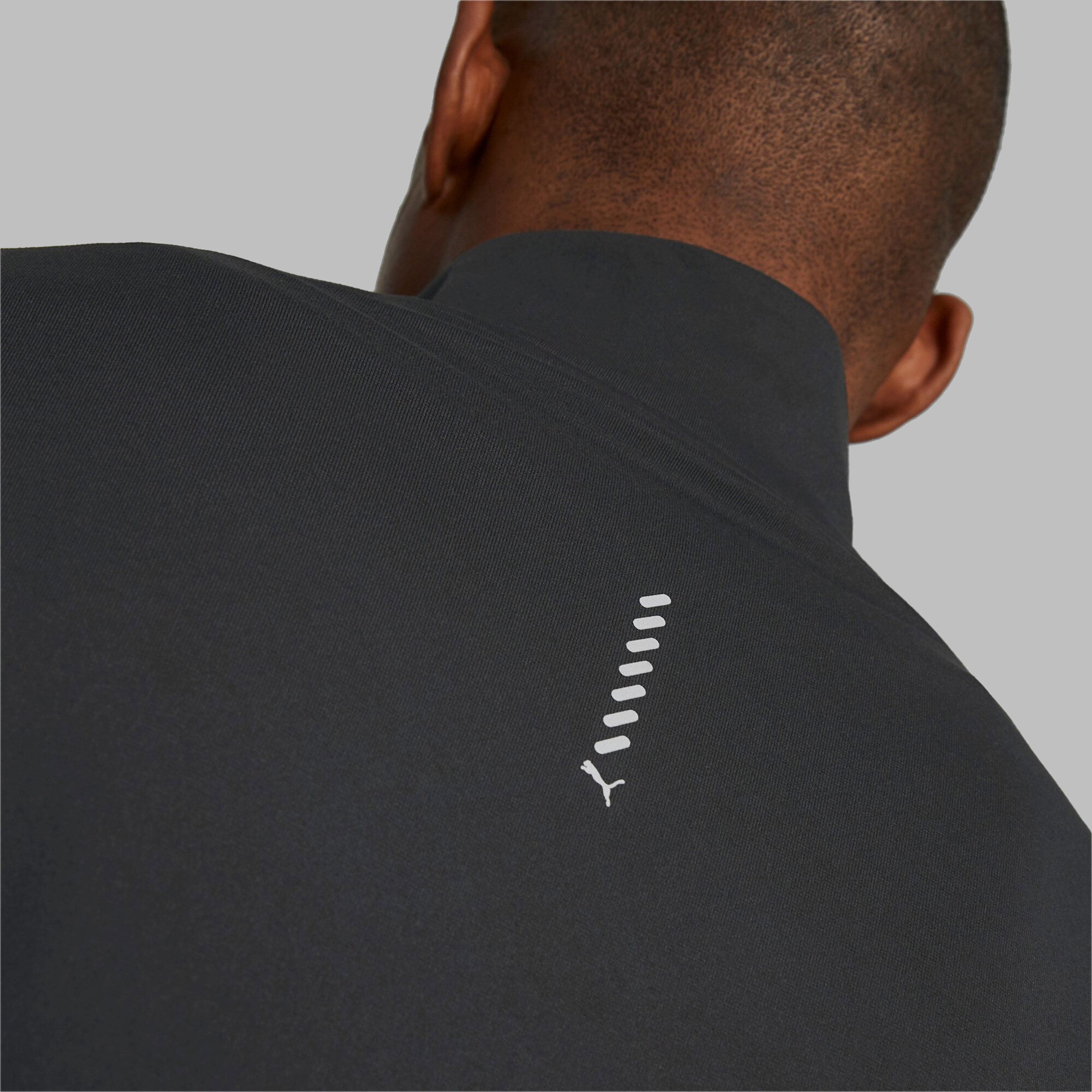 Run Favorite 1/4 Zip Laufshirt Herren - Schwarz