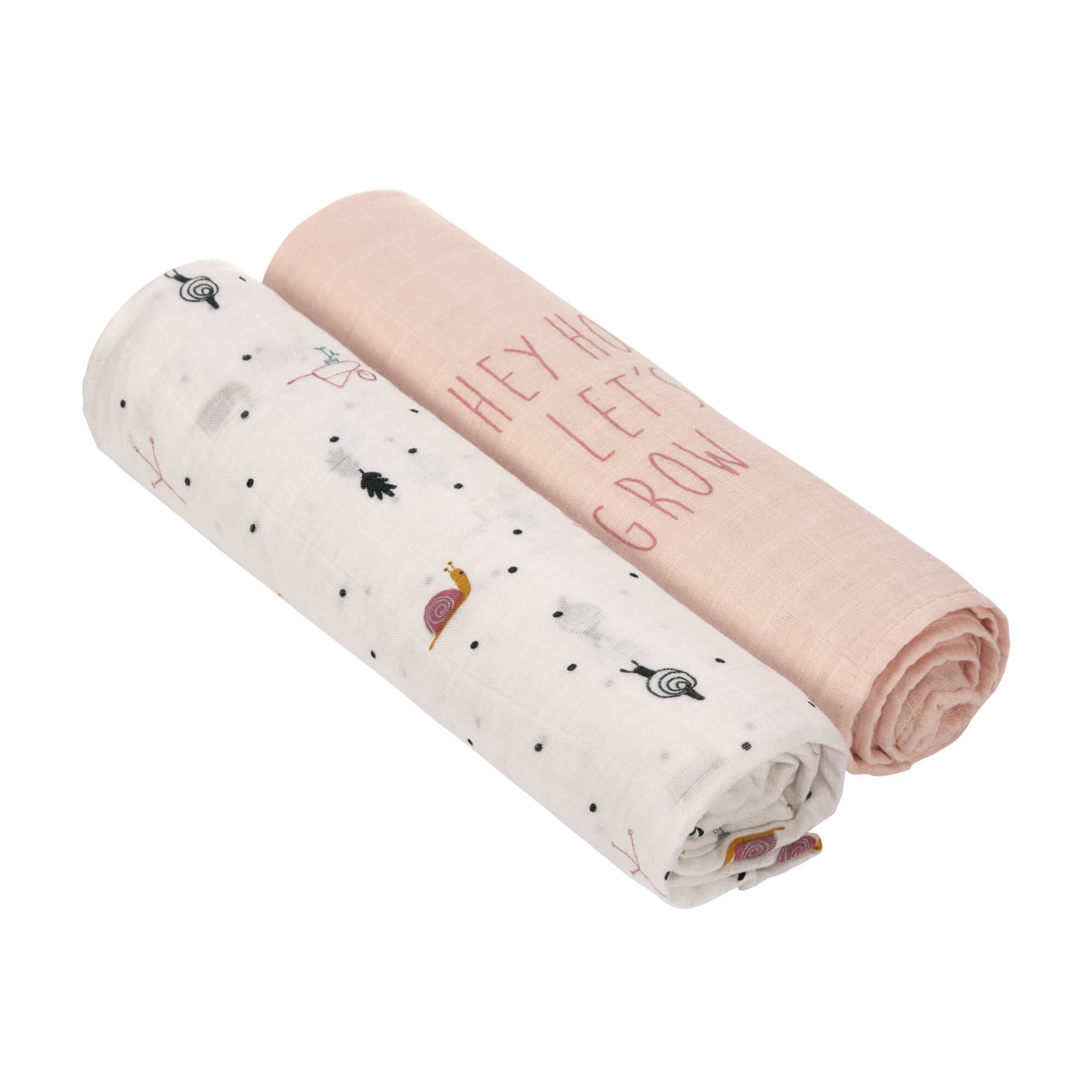 Mulltücher (2 Stk) - Heavenly Soft Swaddle XL, Garden Explorer Schnecke