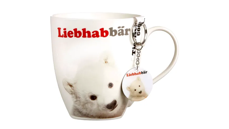 Ritzenhoff & Breker Kaffeebecher mit Schlüsselanhänger Eisbär