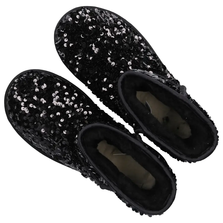 UGG - Stiefeletten CLASSIC MINI Pailletten - schwarz