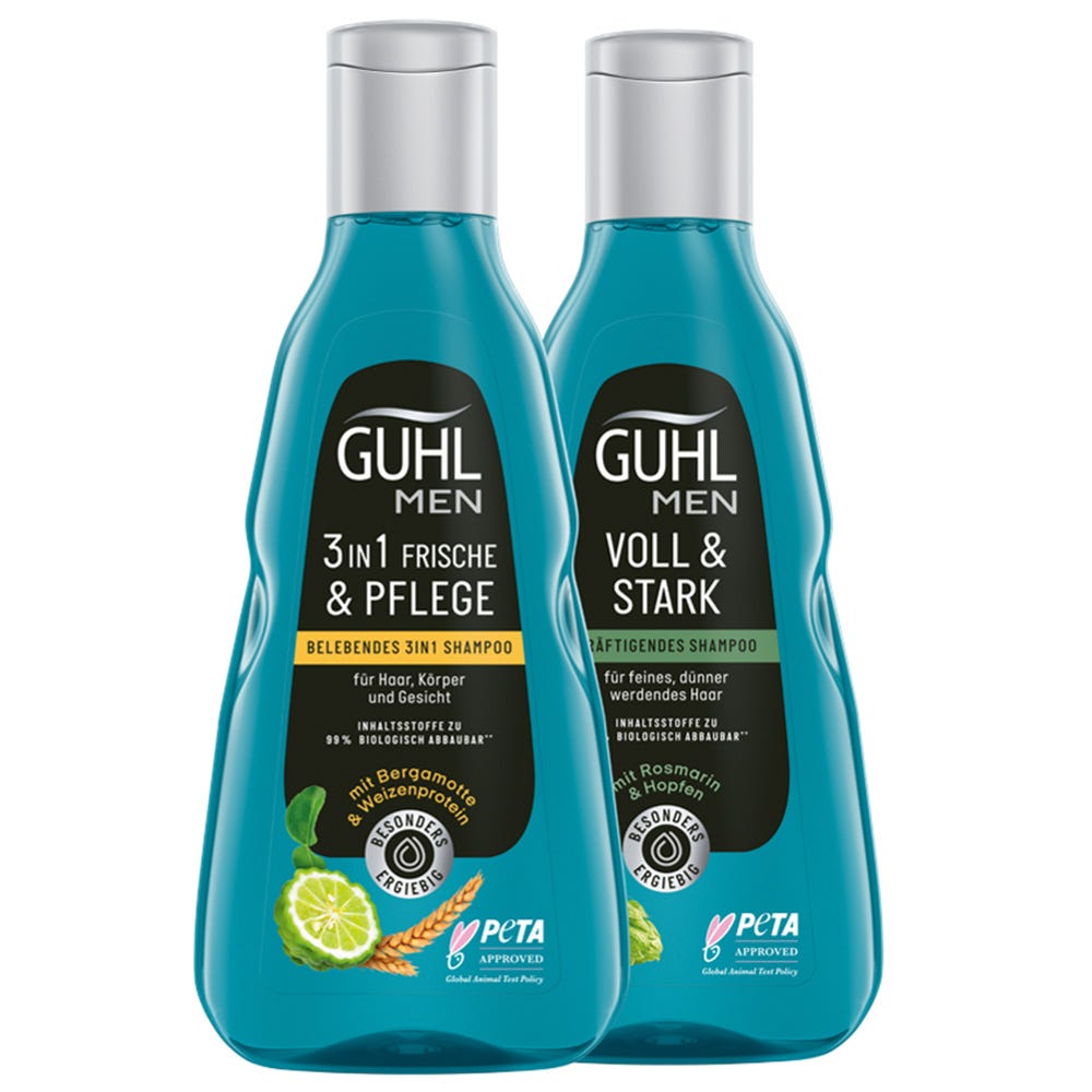 Guhl MEN Voll & Stark Kräftiges Shampoo 250 ml