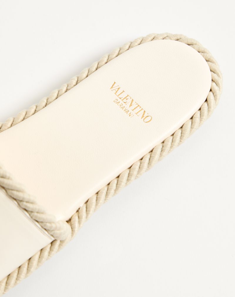 Sandália Slide VLogo Torchon em Napa