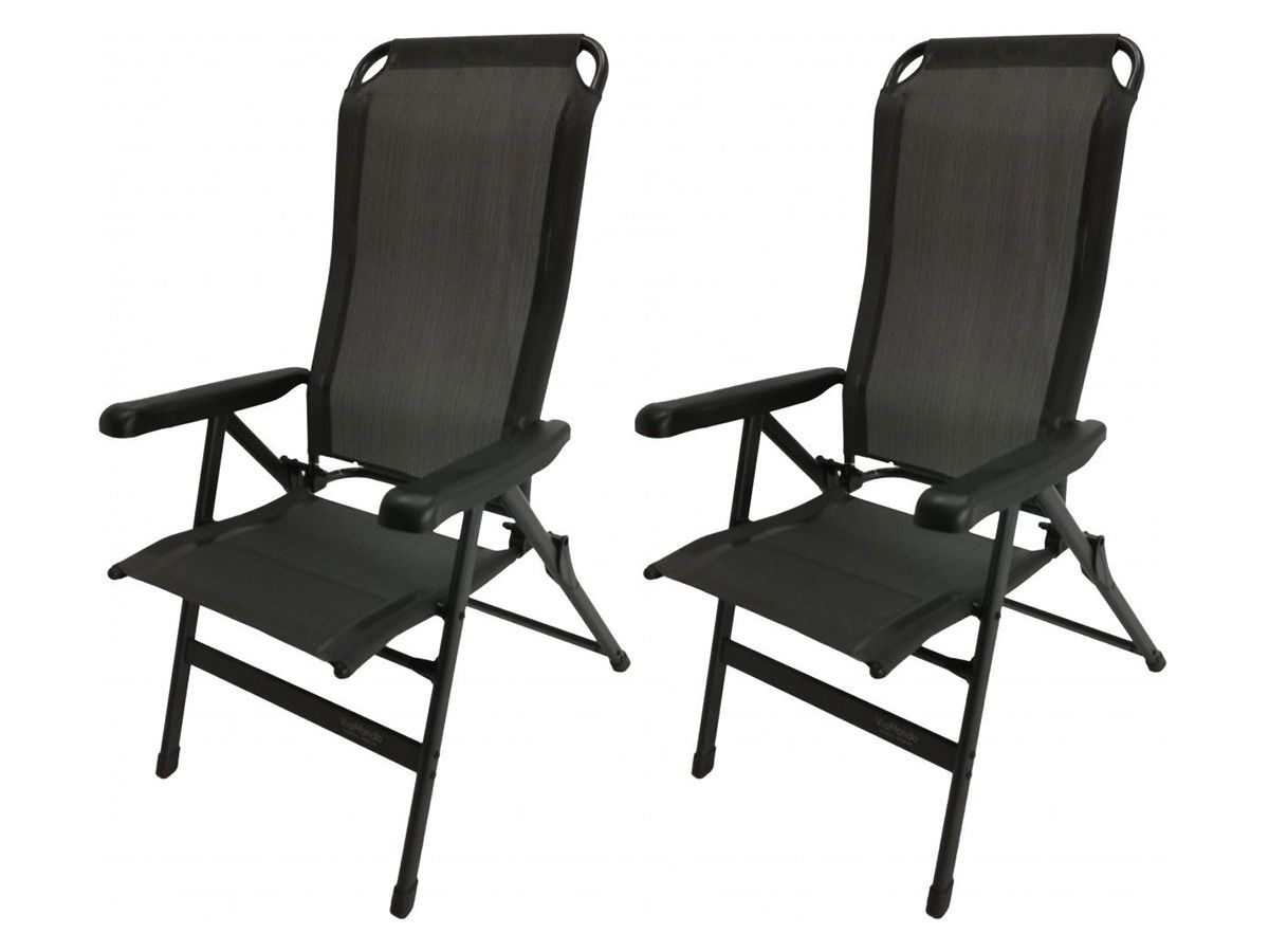 ViaMondo Premium Alto Cinzo Set von 2 Klappstühle
