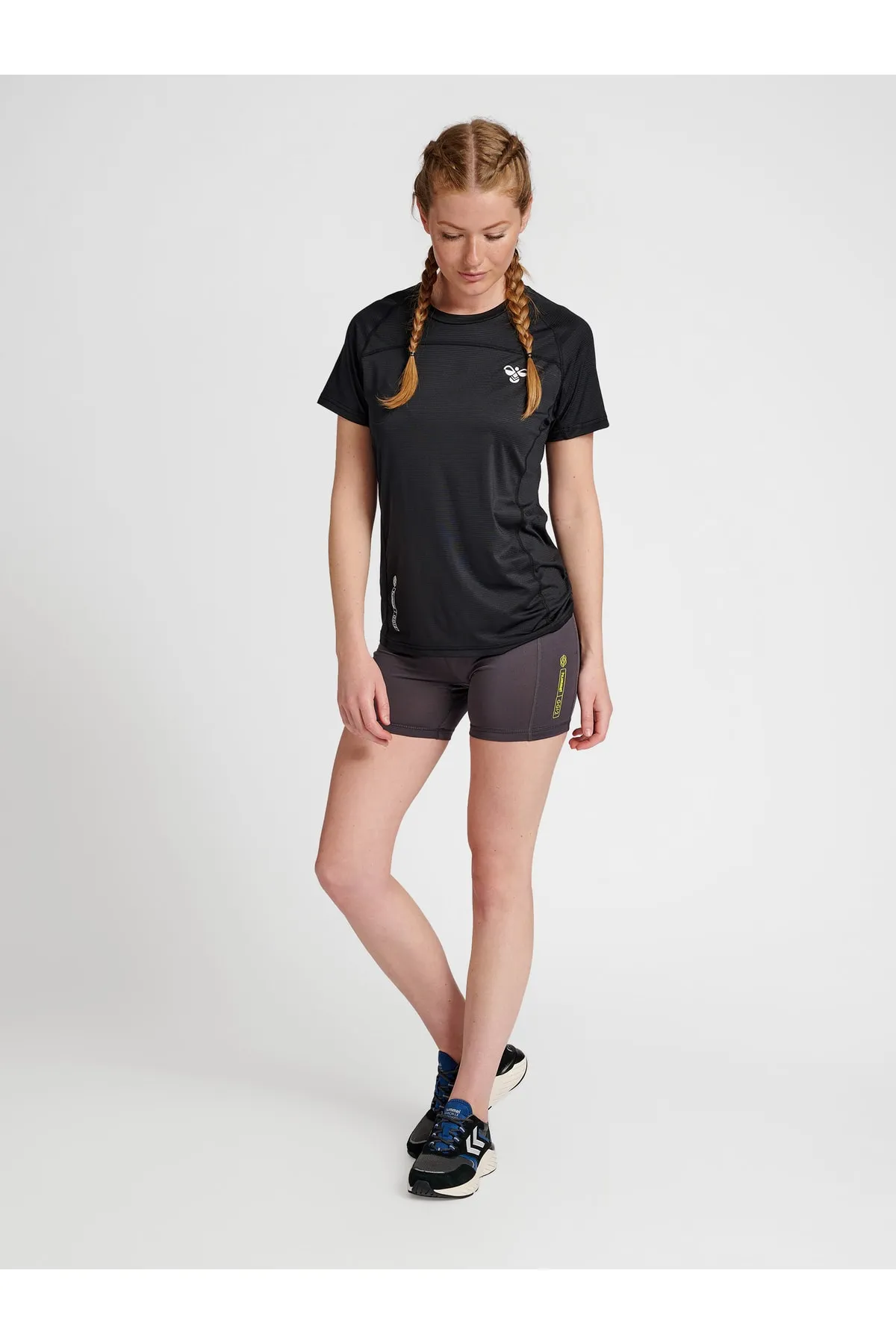 hummel  Sport-Leggings - Grau - Mittlerer Bund
