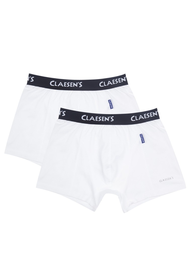 Claesens Boxer Shorts in solid color in a 2-pack