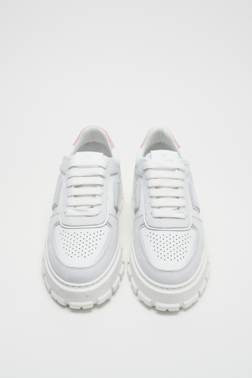CPH332 leather mix white/light rose