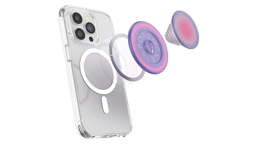 PopGrip für MagSafe rund - ausziehbarer Handy-Griff Handyhalter -  Aura