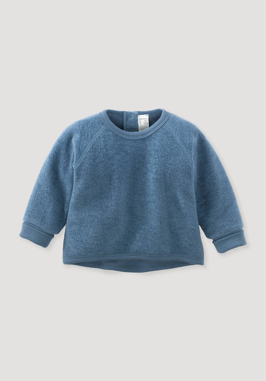 Wollfrottee-Sweatshirt aus reiner Bio-Merinowolle