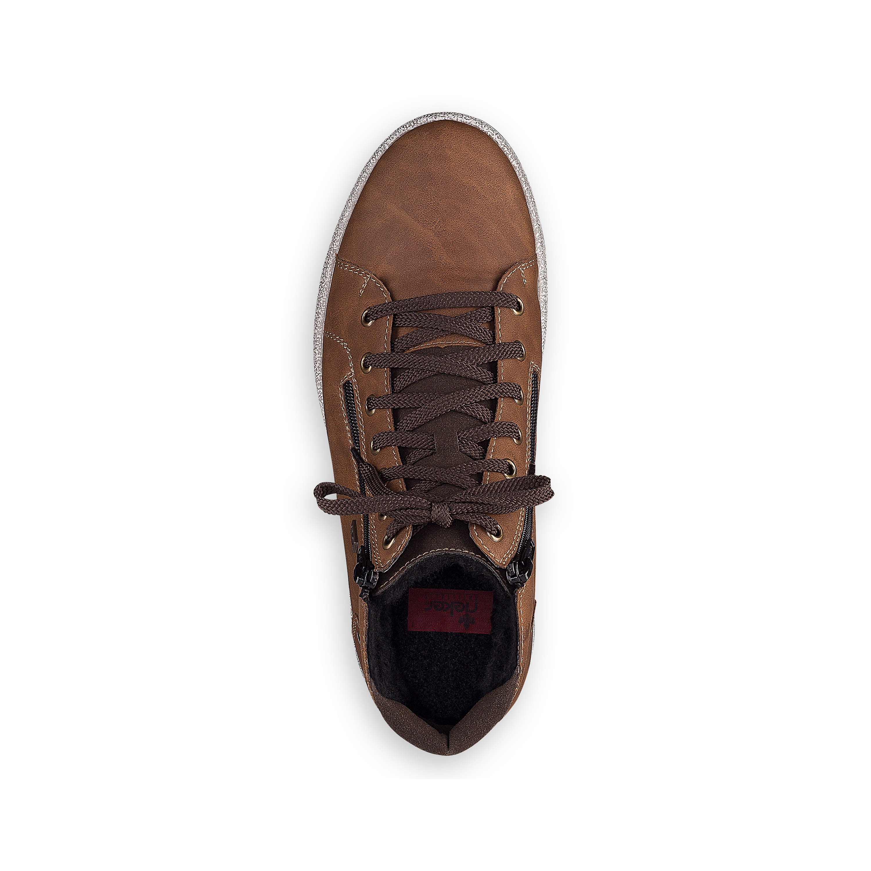 Rieker Herren Schnürstiefel kastanienbraun