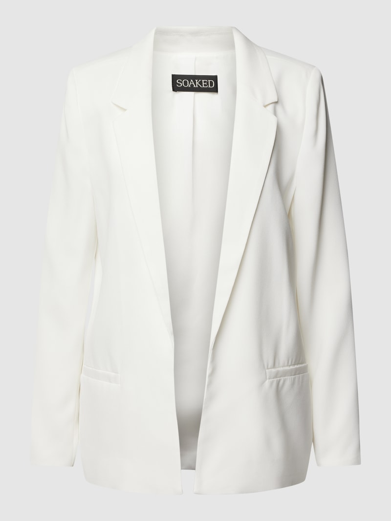 Blazer mit offener Vorderseite Modell 'Shirley' in weiß