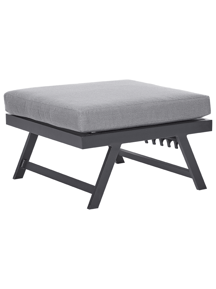 Beliani 2-tlg Lounge Set COCCORINO in Grau/Schwarz günstig kaufen onesize