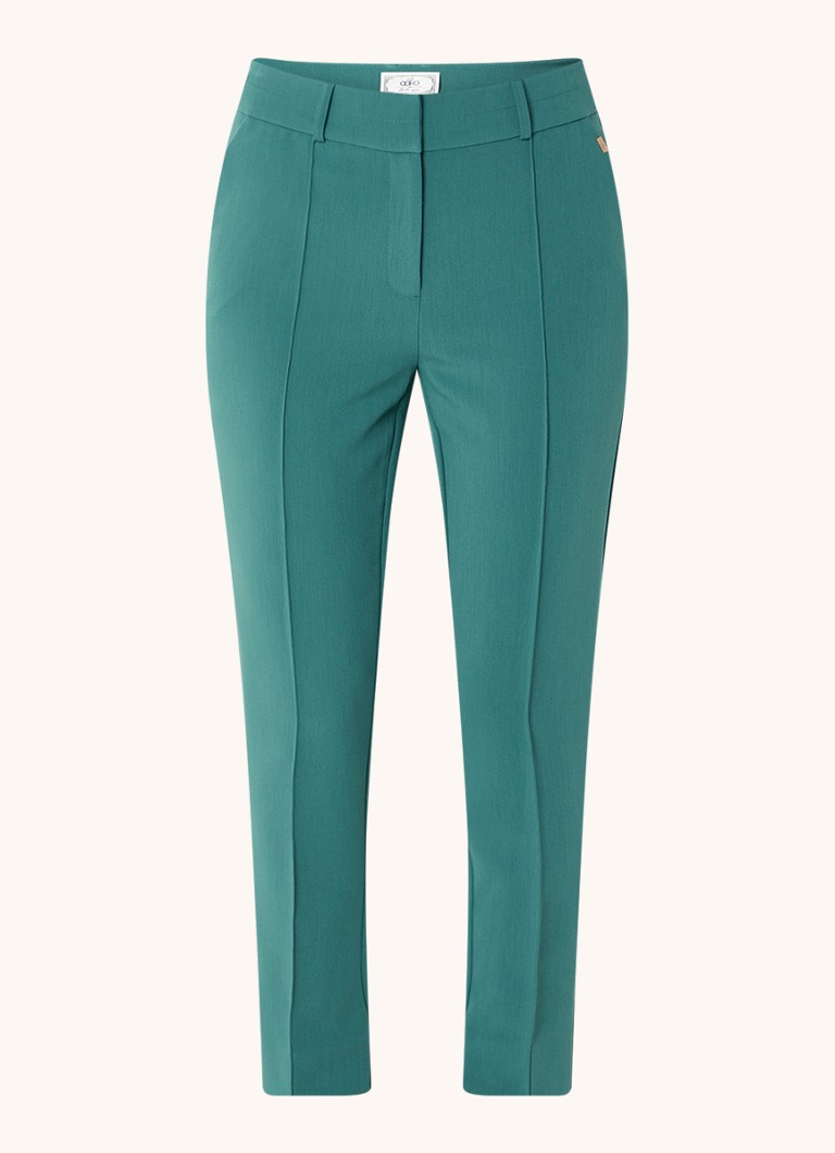 Pantaloni Aaiko Parene cu talie înaltă, slim fit, cu buzunare laterale