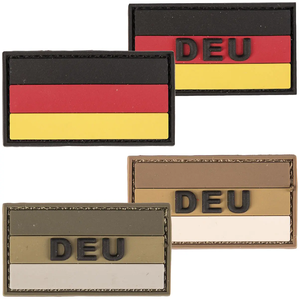 Patch 3D DEU small versch. Farben