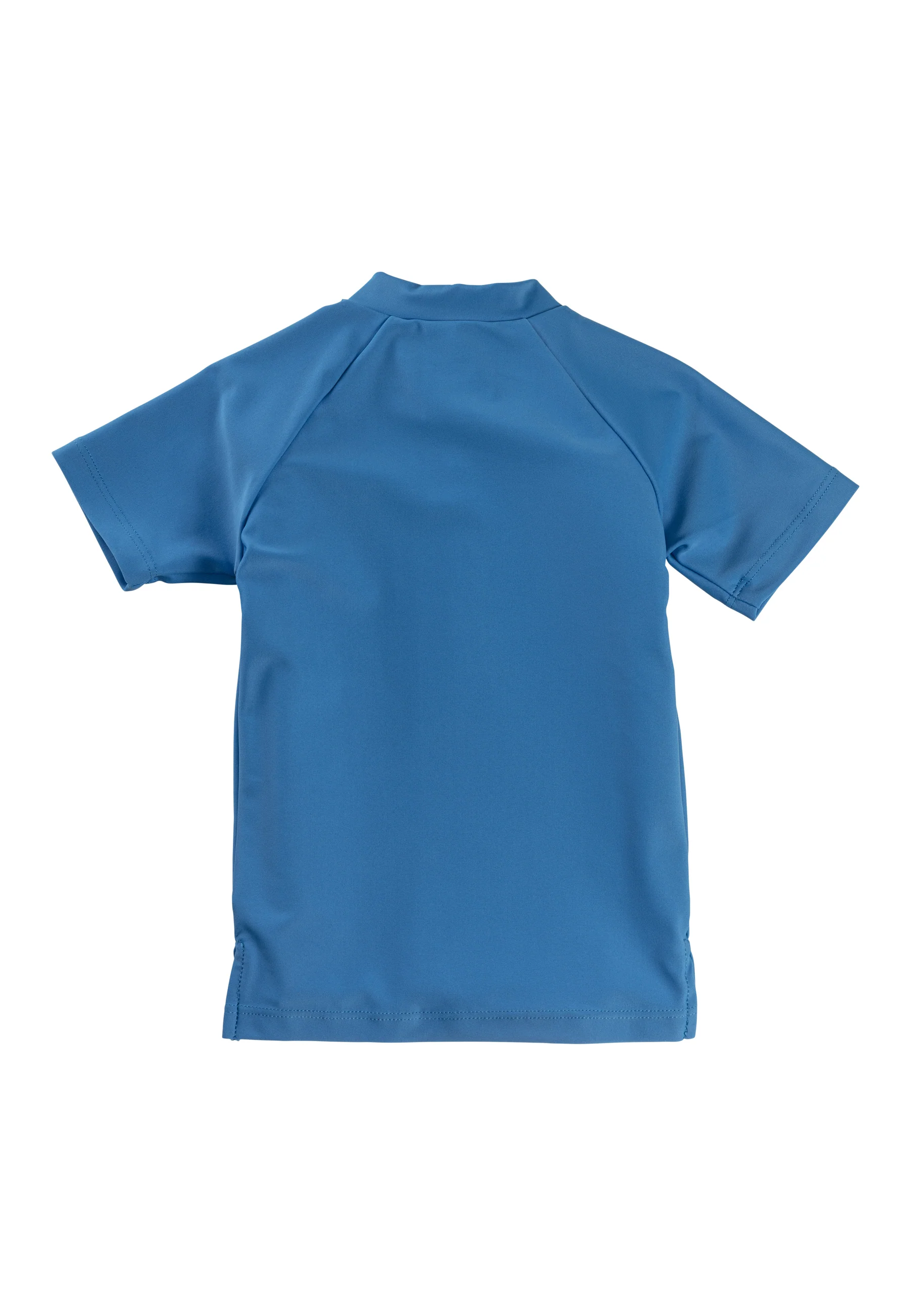 Kurzarm-Schwimmshirt uni in Marine, Blau, Magenta
