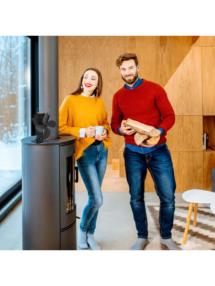 relaxdays Ofenventilator in Schwarz günstig kaufen onesize