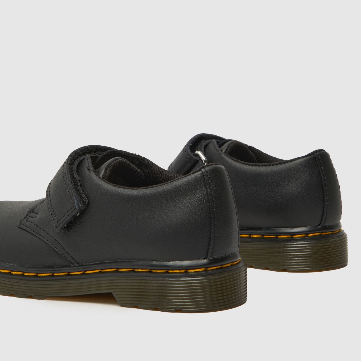 Dr Martens svarta Kamron II pojkarskor för småbarn
