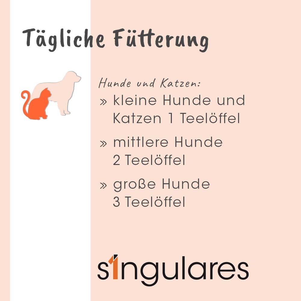 Singulares Ergänzungsfutter & Aufzucht Singulares Lachsöl