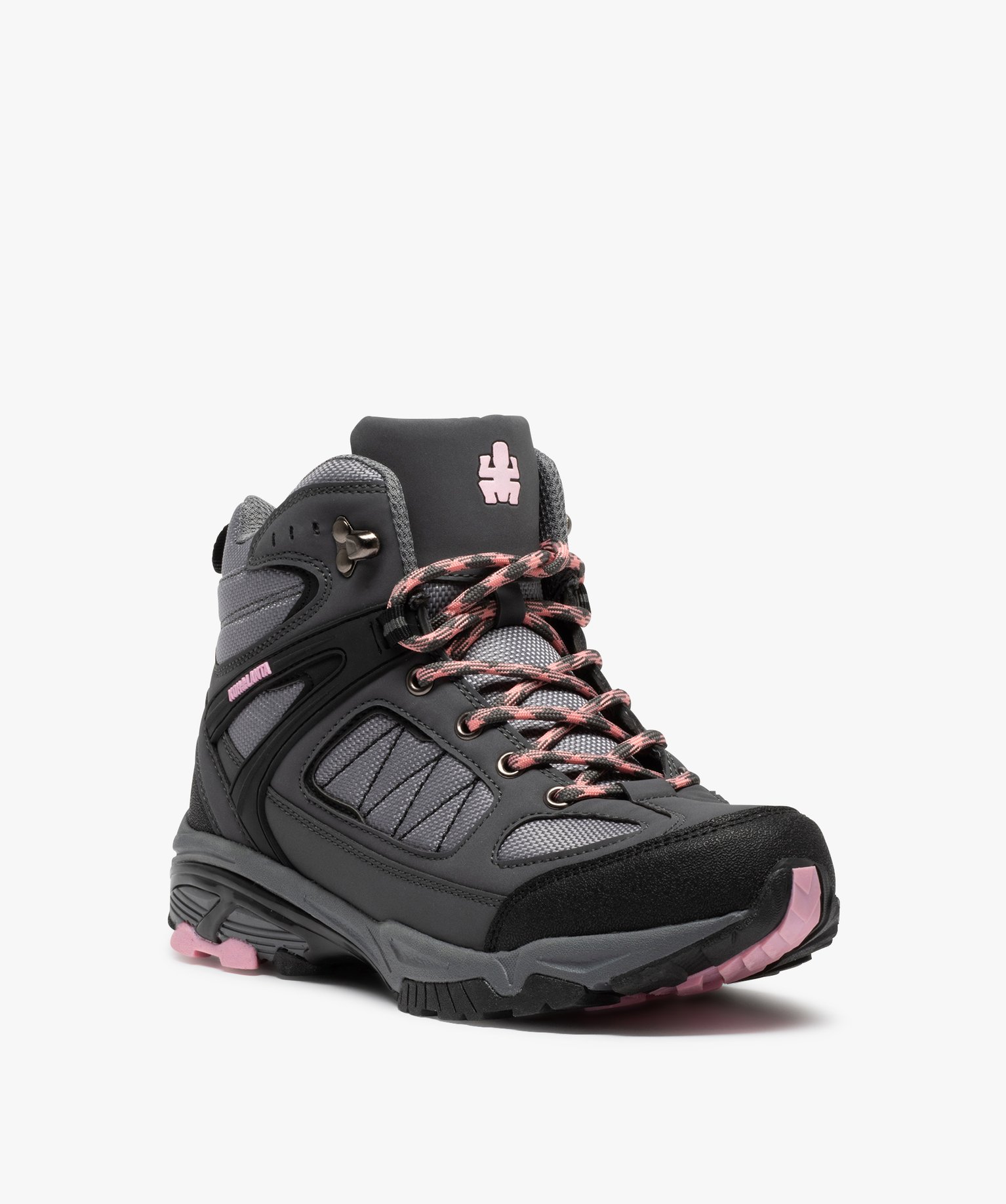 Chaussures de randonnée femme à lacets – Koh-Lanta gris | GEMO