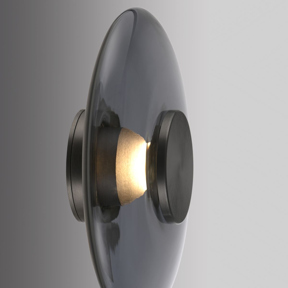 Paul Neuhaus LED Wandlampe Pure Vitrum Rauchglas
