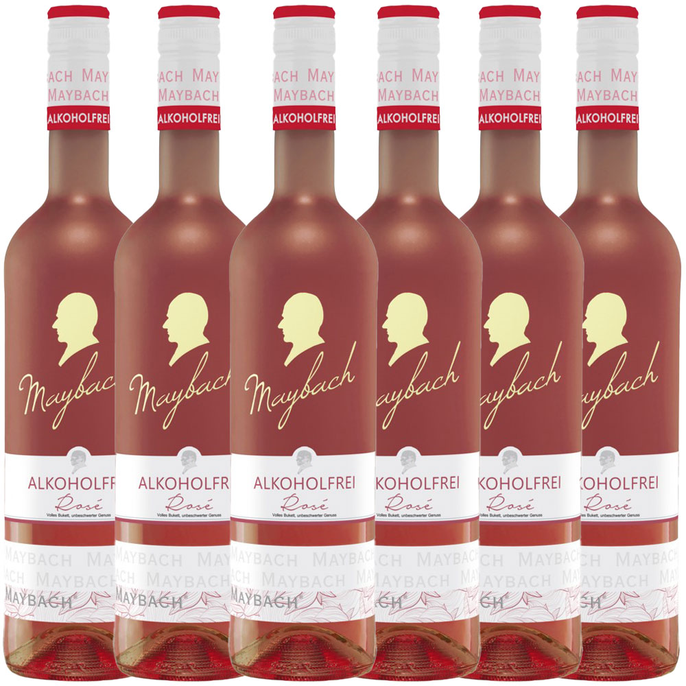 Maybach alkoholfreier Roséwein - 6er Karton