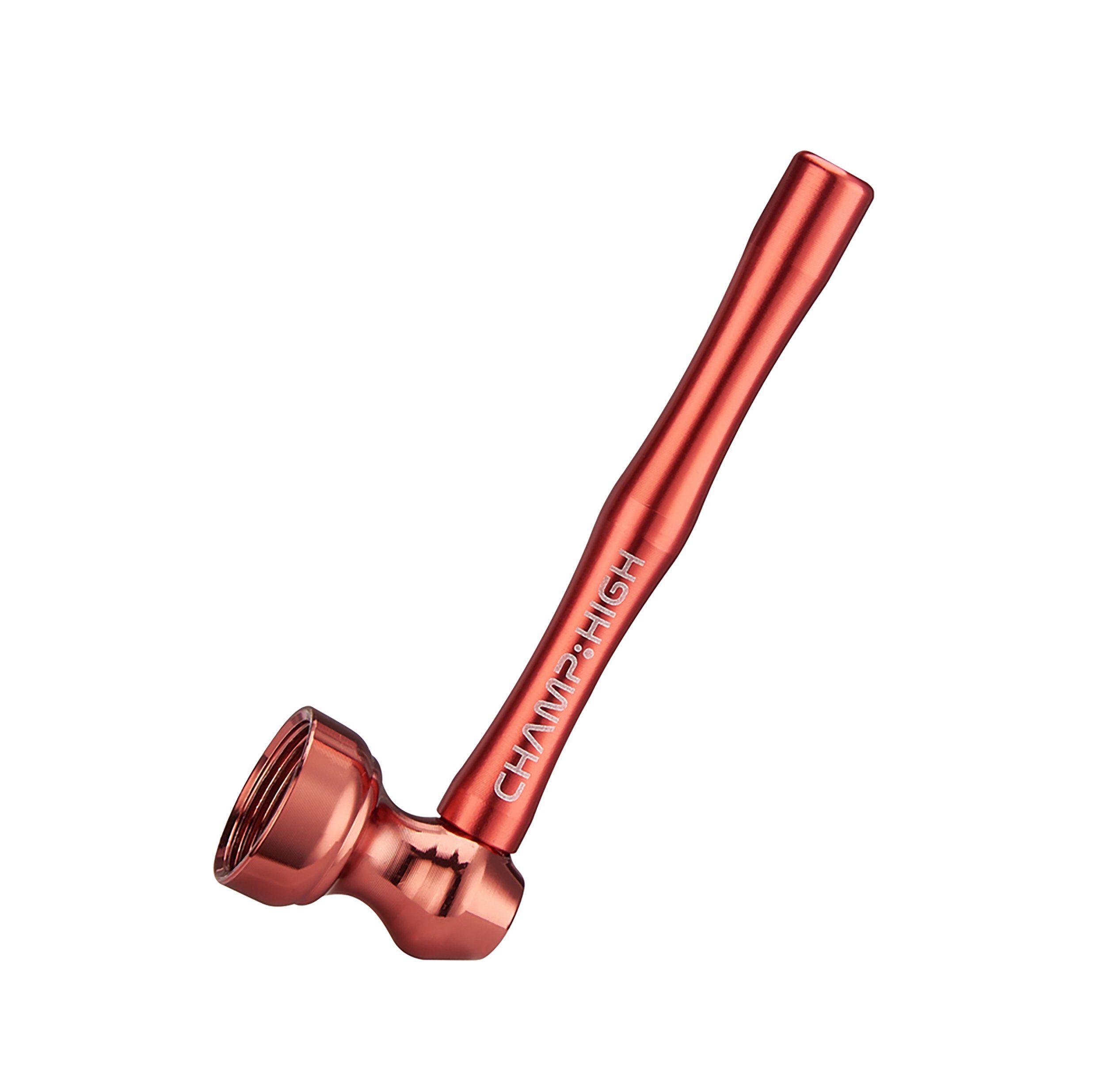 CHAMP HIGH Handpfeife MINI PFEIFE ALU 8,5cm lang + 5 Sieben CHAMP HIGH Tabakpfeife Tabak Pipe 83 (Kupfer)